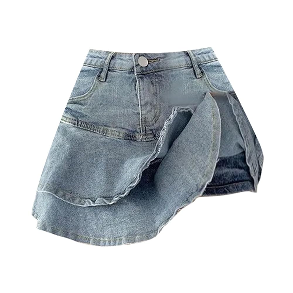 Amazon.com: GTMZXW Skirts for Women Trendy Comfy Denim Skirt